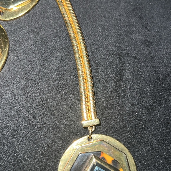 NWT Tortoise and Gold Necklace and Bracelet Set - Picture 6 of 9